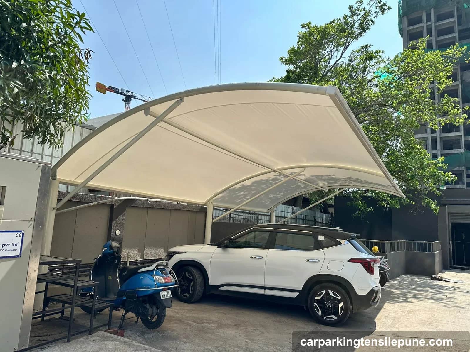 Tensile Car Parking Structure